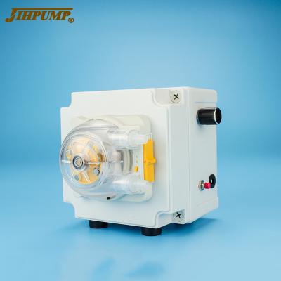 China Automotive Industry JIHPUMP 110v 220v Small Adjustable Peristaltic Pump Additive Filling Machine Chemical Controller Water Liquid Dosing Pump for sale