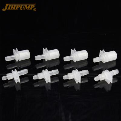 China Suitable for kinds of liquid peristaltic pump parts pp reducer fittings to connect different inner diameter tubing for sale