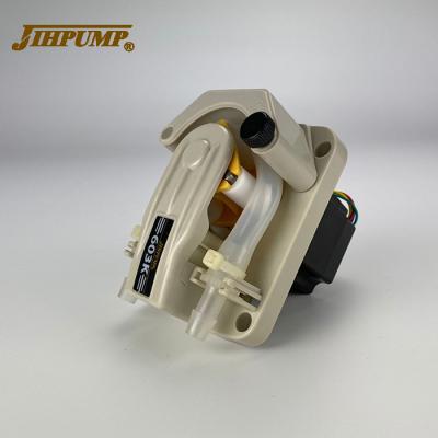 China Buildings JIHPUMP 603K 12v 24v 8mm Hose Small Commercial Liquid Dosing Peristaltic Pump For Food Honey for sale