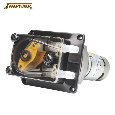 China JIHPUMP Peristaltic Pump 12V 24V DC Regulator Stepper Motor For Beverage Syrup Liquid With Food BPT Tubing for sale