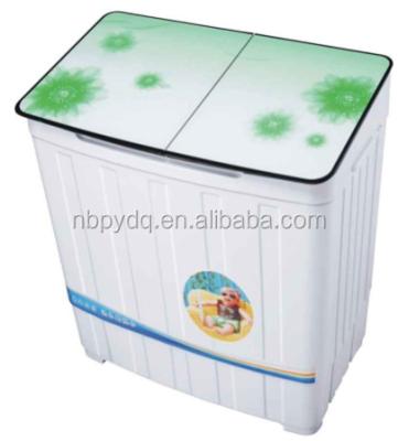 China Twin CE CB Machine 8.5kg Hotel Tub Wahing Glass Top Lid for sale