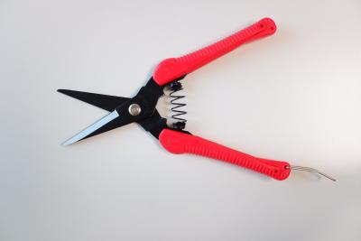 China Red Plastic Handle Cutting Fishing net scissors zu verkaufen