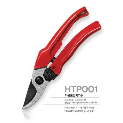 China SINSEUNG HTP001 Pruning Shears Razor Sharp Garden Shears Carbon Steel Blade Precision Pointed for sale