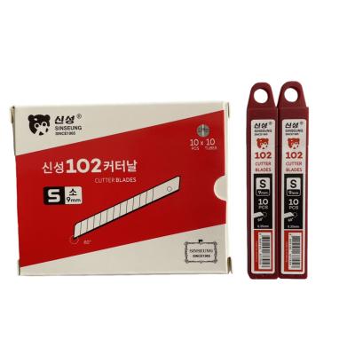 China Metall Knife Utility SK2 Hochkohlenstoffstahl 60 Grad Winkel S102 9mm zu verkaufen