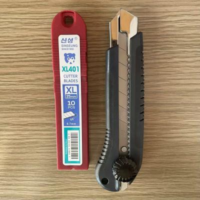 China ABS Plastic Utility Knife With SK2 Blades For Plasterboard And Iron Cutting for sale