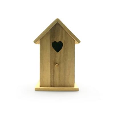 China Diy Viable Wooden Bird House High Performance Wooden Bird Nest Outdoor Hanging Aviary for sale