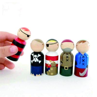 China Europe cheap wholesale people price diy natural unpainted wooden peg dolls peg for sale