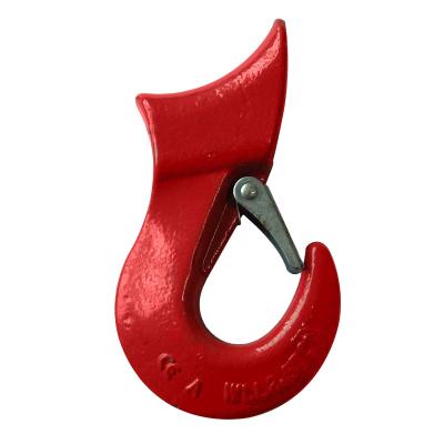 China Heavy Industry Grade 8 Painted Red Slide Choker Hooks for sale