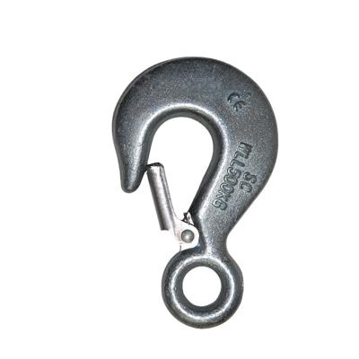 China Heavy Industry Rigging Hardware Hook Drop Forged Eye Hook For Lifting for sale