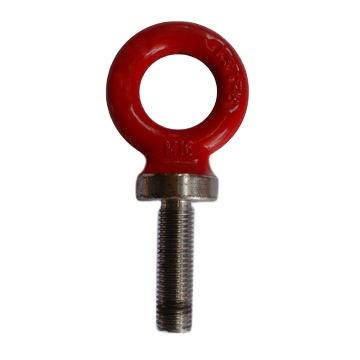 China High quality alloy steel grade 8 eye bolt, painted red for sale