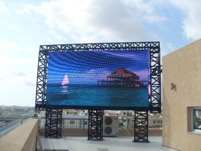 China P10 outdoor outdoor full color led display module , outdoor led display hd for sale