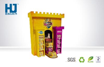 China Customed retail Cardboard Pocket Display for Cans of dog food Pet Gidgets for sale