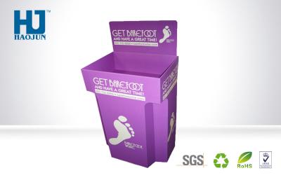 China Exhibition Custom Corrugated Dump Bins Display For Milk Jug Retail , Recyclable for sale