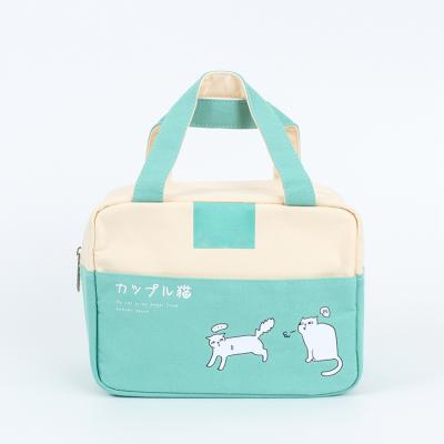 China Fashion Cotton Bag Waterproof Wholesale Cooler Kids Insulated Lunch Bag School for sale