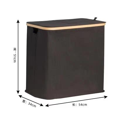 China Minimalist Custom Design Large Capacity Cuboid Collapsible Basket Large Storage Basket For Dirty Clothes Laundry Hamper for sale