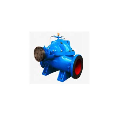 China Cast Iron Impeller Double Suction Energy Saving Horizontal Centrifugal Water Pump for sale