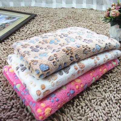 China Viable Wholesale Dog Mats Washable Pet Bed Accessories Fleece Blankets for sale