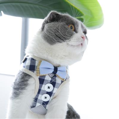 China Viable Outdoor Pet Accessories Soft Cat Dog Harness Vest Mesh Chest for sale