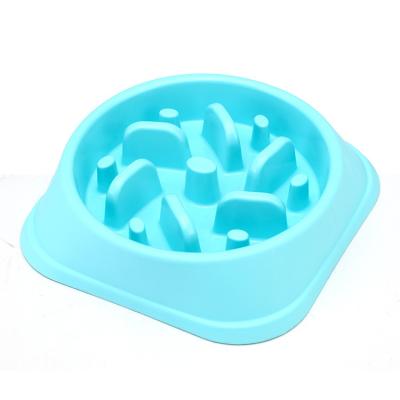 China Maze Pet Slow Feeder Bowl Viable Plastic Dog Food Bowl for sale