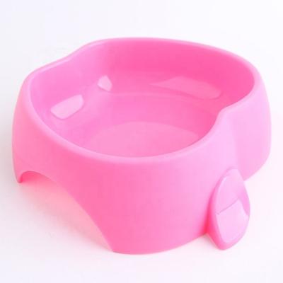 China Sustainable Price Cheap Dog Feeding Bowl Plastic Apple Shape Pet Bowl for sale