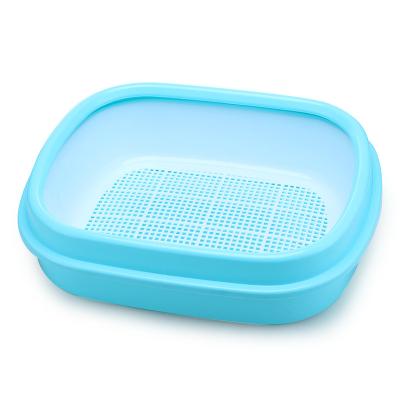 China Viable Indoor Detachable Cat Litter Box With Scoop for sale