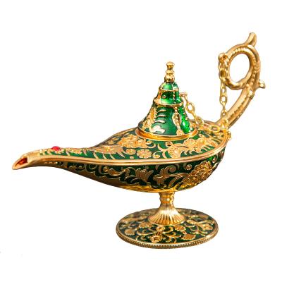 China India 2022 Handmade Classic Aladdin Lamp Flow Incense Burner Arabian Aromatherapy for sale