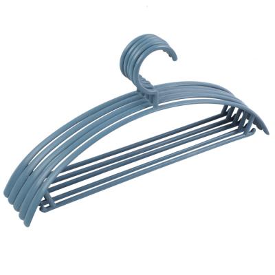 China Factory Direct Wholesale Customized Space Saving Coat Hanger Rack Plastic Clothing Hangers for sale