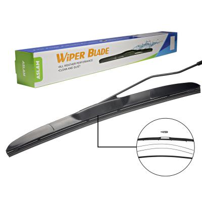 China Windshield Double U Hybrid Windshield Wiper Blade Natural Rubber Silicone Soft Hook For Wholesale for sale