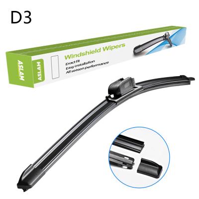 China wholesale car wash 98%cars water wiper soft natural rubber wiper blade for sale