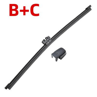 China 95% Multifunctional Car Rear Wiper All Soft Wiper Boneless Rear Wiper Blade for sale