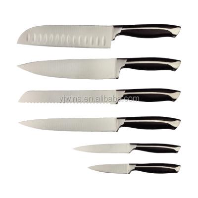 China Viable line 6pcs stainless steel knife royalty set made in China for sale