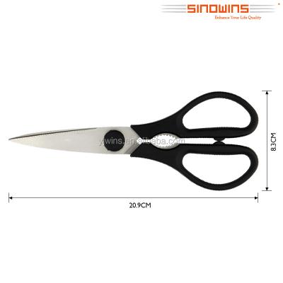 China Magnetic kitchen cutting scissors with sheath for sale