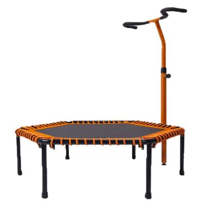 China Without net adult trampoline trampoline kids trampoline sports weight loss protector with t-shaped handrails for sale