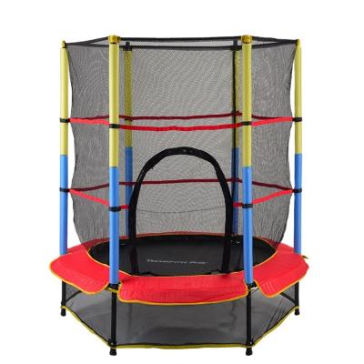 China With protective net 4.5FT trampoline with safety net for sale