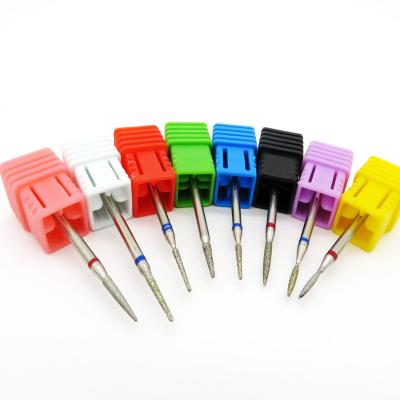 China Portable Hard Fingernail Nail Drill Bit Factory Alloy Cuticle Clean Various Manufacturing Nail Drill Bits for sale