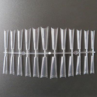 China Nail Art Salon Xxl Coffin Nail Tips Half Cover C Curve False Acrylic False Nails Manicure Press On Tip Salon Supply for sale