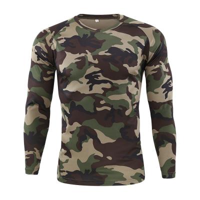 China Maple Leaf Breathable XS 6XL Camouflage Camouflage Training Shirt Outdoor Lightweight Military Army Long Wear Tactical Shirt for sale