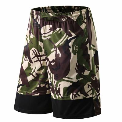 China Wholesale QUICK DRY Camouflage Shorts Mens Vintage Retro Basketball Mens Shorts Camouflage Sports Short for sale