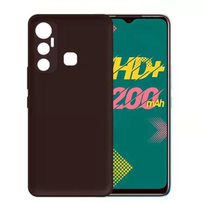 China Matte Hot Selling Soft Black Case For Infinix Hot Model 11 11S Matte Simple Smooth Silicone Cell Phone Case For Infinix Hot 10 9 Lite for sale