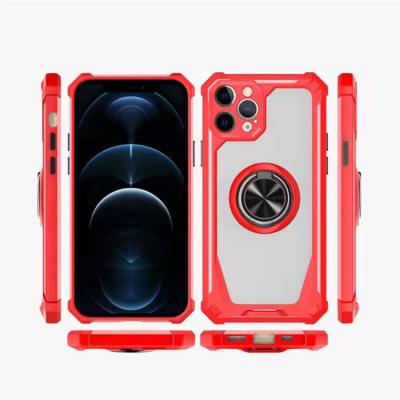 China Fanshion USA Market High Quality Phone Case For iPhone 13 Mini Pro Max Shockproof Car Magnetic Holder Mobile Phone Case For iPhone 12 for sale