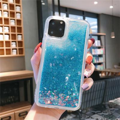 China Girl Style Shockproof Liquid Quicksand TPU Glitter Transparent Soft Phone Case For Samsung Fe A32 A52 A72 A03s A22 M12 S21 for sale