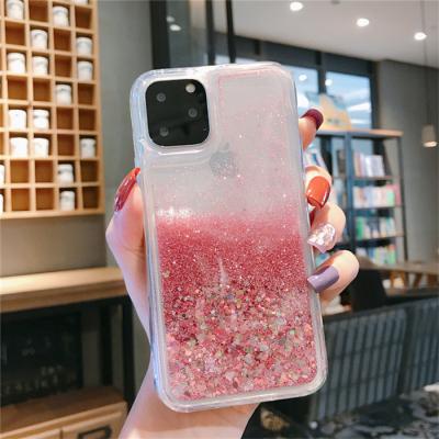 China Hot Sale Fashion Girl Liquid Quicksand Clear Space TPU Shockproof Phone Case For Samsung Fe S21 A52 A72 A32 A22 A03s S21 Ultra for sale