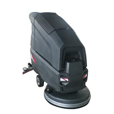 China 2023 Good Quality Hotels Walk Behind 50L 60L Mini Tank Floor Scrubber Dryers With Plug Optional for sale