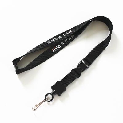 China Exhibition Logo Neck Nylon Lanyard Custom Made Promotional for sale