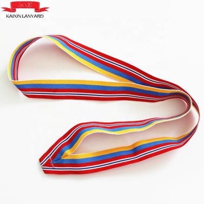 China Wholesale Customized Printed Advertising Neck Medal Ribbon Lanyard For Dance Winners for sale