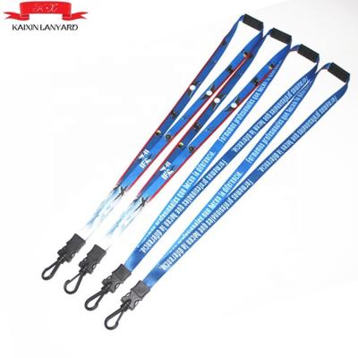 China Show Manufacturer Strap Sublimation Logo Polyester Heat Transfer Lanyard for sale