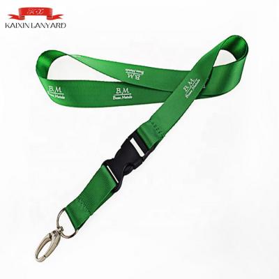 China Advertising promotional nylon silkscreen printing neck lanyard for sale