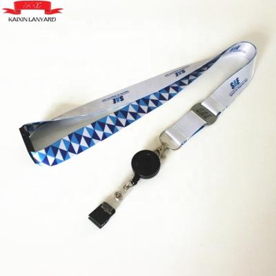 China Show Specialized Custom Polyester Woven Lanyard With Customer Medal Logo for sale