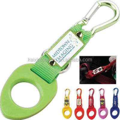 China Show Maker Custom Water Bottle Holder Short Lanyard Carabiner for sale