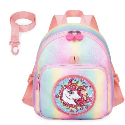 China 2021 Dropshipping Child Anti-theft Backpack For Kids Backpack Cute Children Schoolbag Girls Unicorn Bag Kindergarten for sale